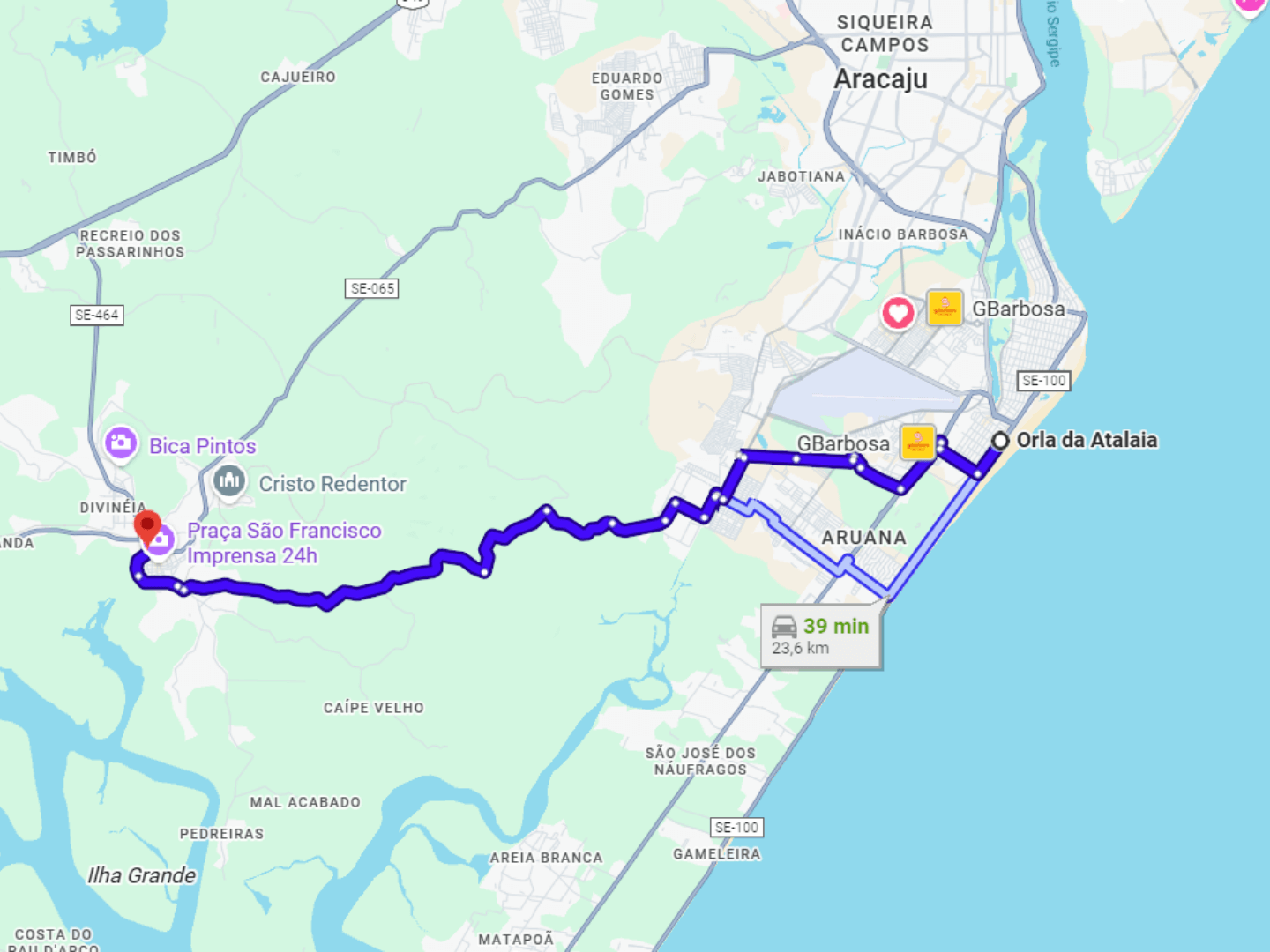 Maps São Cristovão