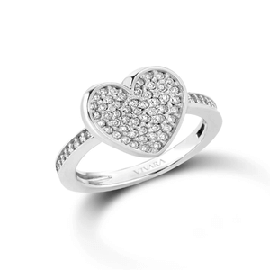 Anel Amore em Ouro Branco 18k com Diamantes 0,33 ct