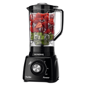 MONDIAL Liquidificador Turbo Power, Preto, 550W, 110V - L-99 FB