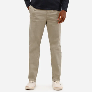 Calça jogger masculina de algodão com cinto texturizada verde